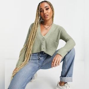 QED London Cropped Cardigan